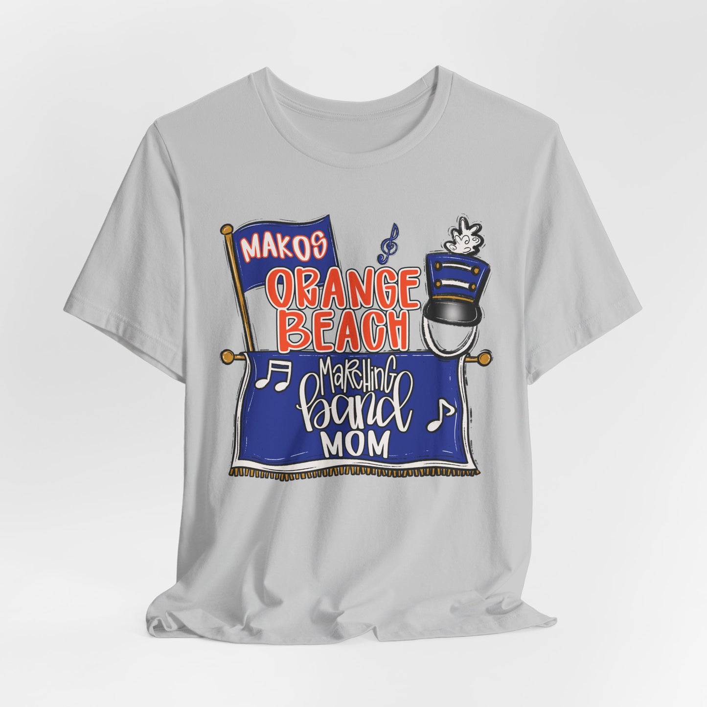 Adult Makos Marching Band Mom - Bella Canvas