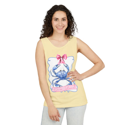 Ono Island Preppy Crab Tank Top - Comfort Colors