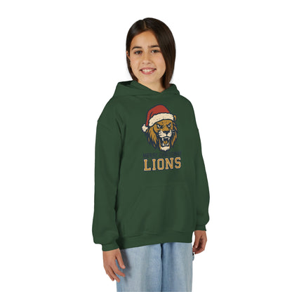 Merry Christmas Lions Hoodie - Gildan
