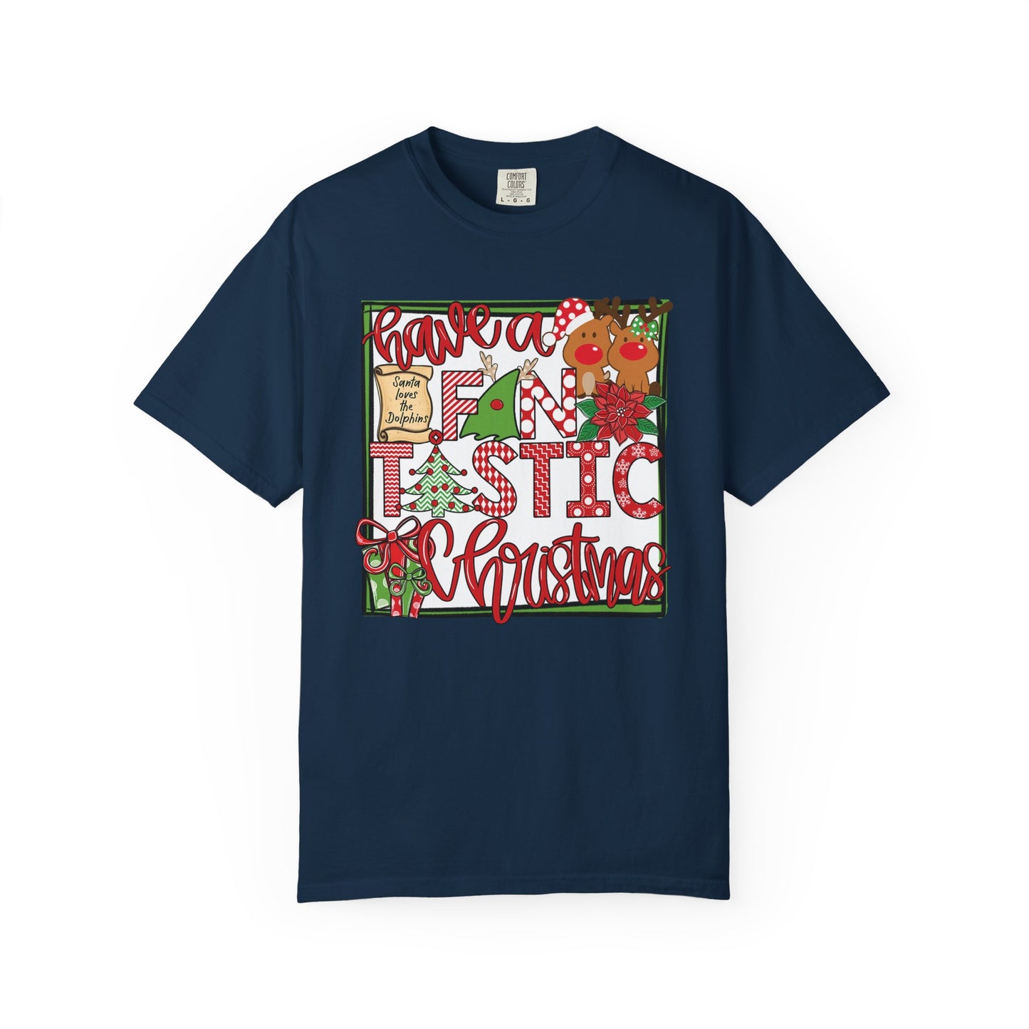 Dolphins Christmas - Comfort Colors