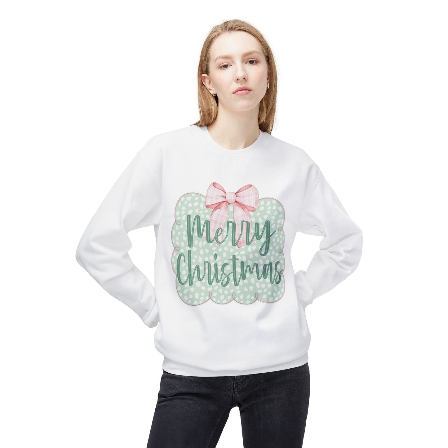 Merry Christmas Fleece Sweatshirt - Gildan