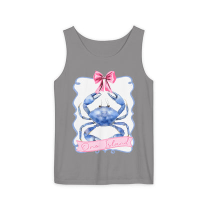 Ono Island Preppy Crab Tank Top - Comfort Colors