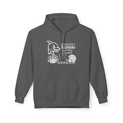 Dolphin Football Hoodie - Gildan