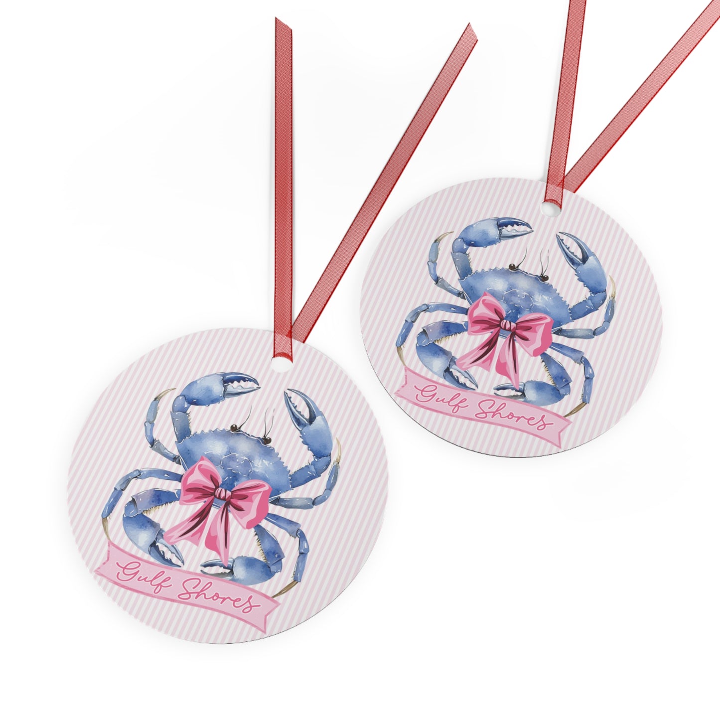 Gulf Shores Coquette Crab Ornament