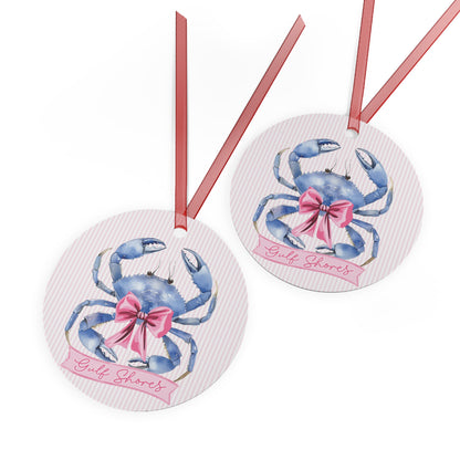 Gulf Shores Coquette Crab Ornament