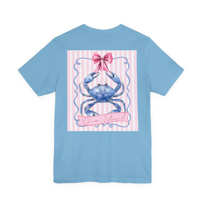 Adult Ono Island Preppy Crab T-Shirt - Bella Canvas