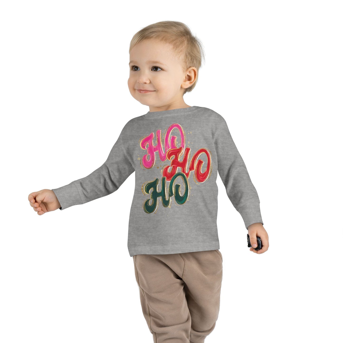Toddler Ho Ho Ho Longsleeve Gildan