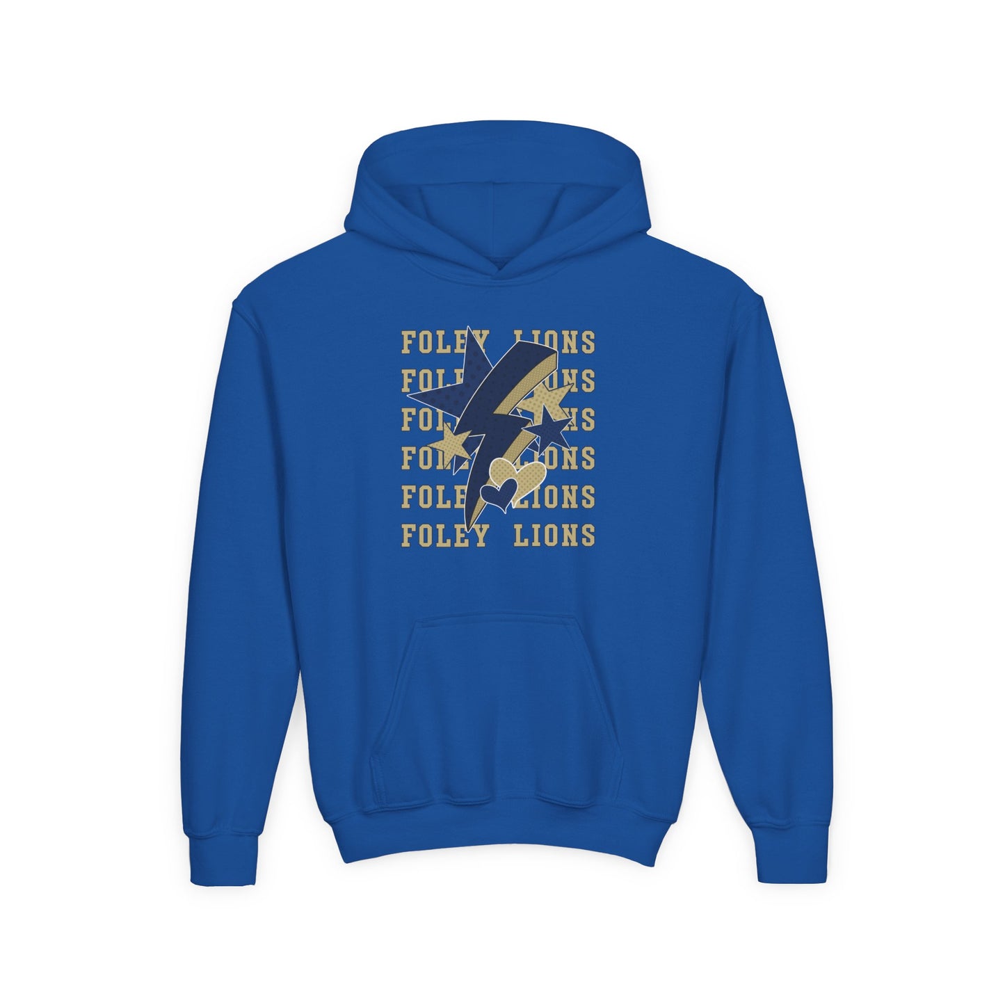 Youth Lions Lightning Stars & Hearts Hoodie