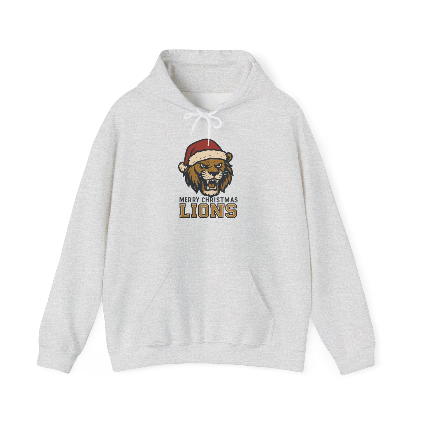 Merry Christmas Lions Hoodie — Gildan