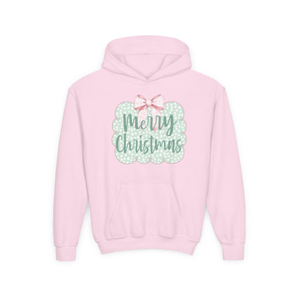 Merry Christmas Youth Hoodie - Gildan