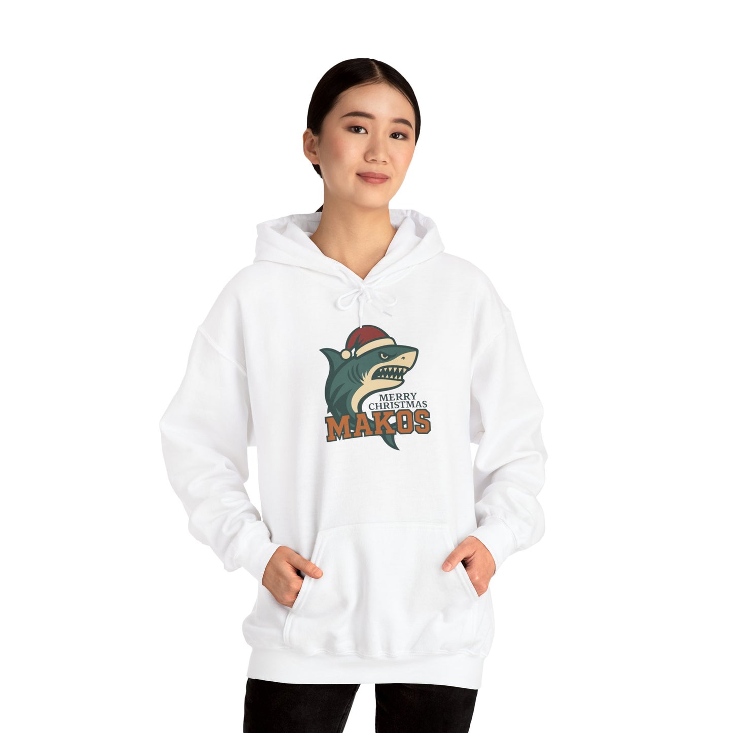 Merry Christmas Makos Hoodie - Gildan