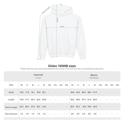 Youth Dolphins Sketch Hoodie - Gildan