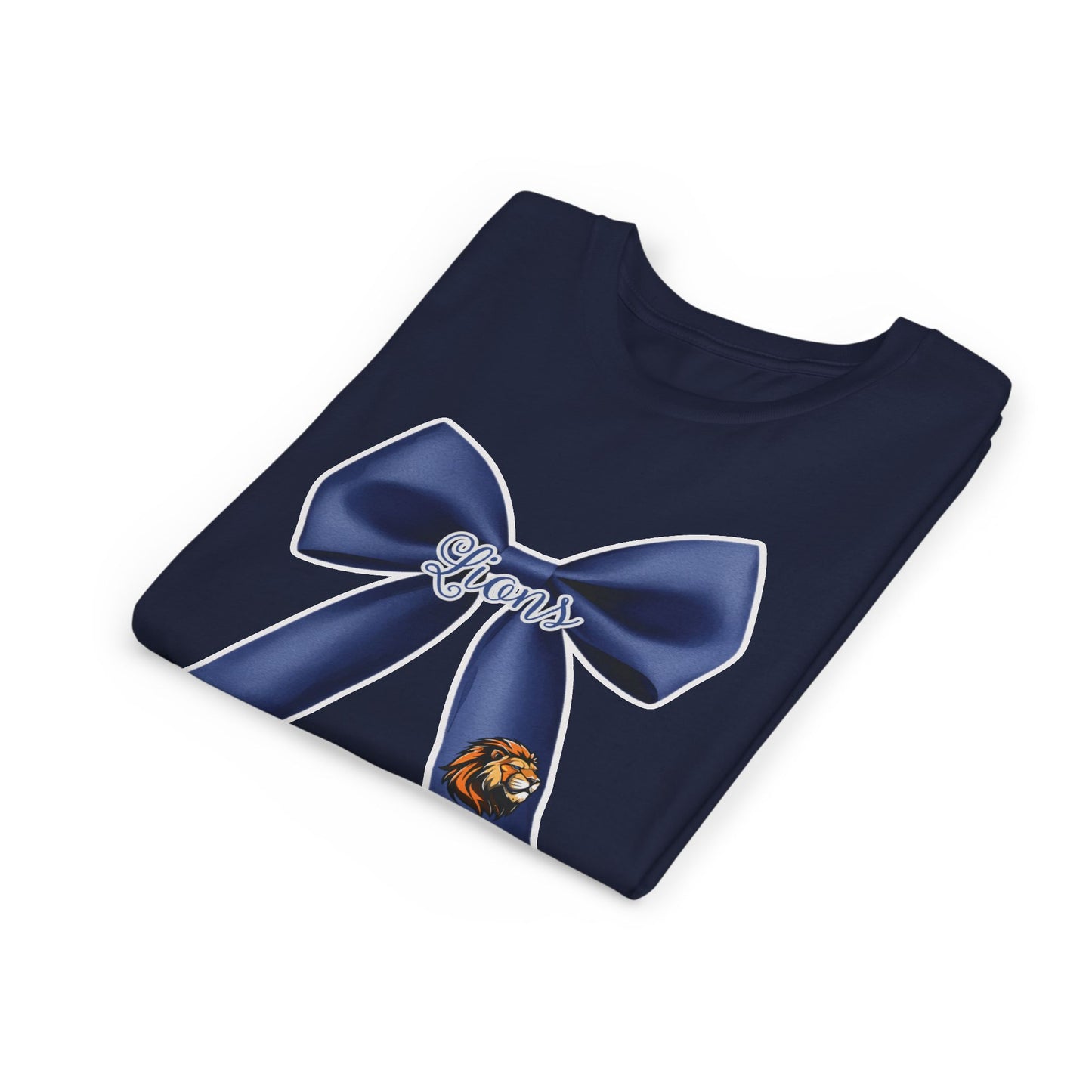 Youth Lions Navy Coquette Bow