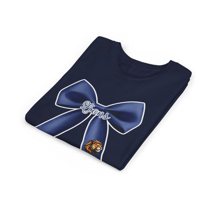 Youth Lions Navy Coquette Bow