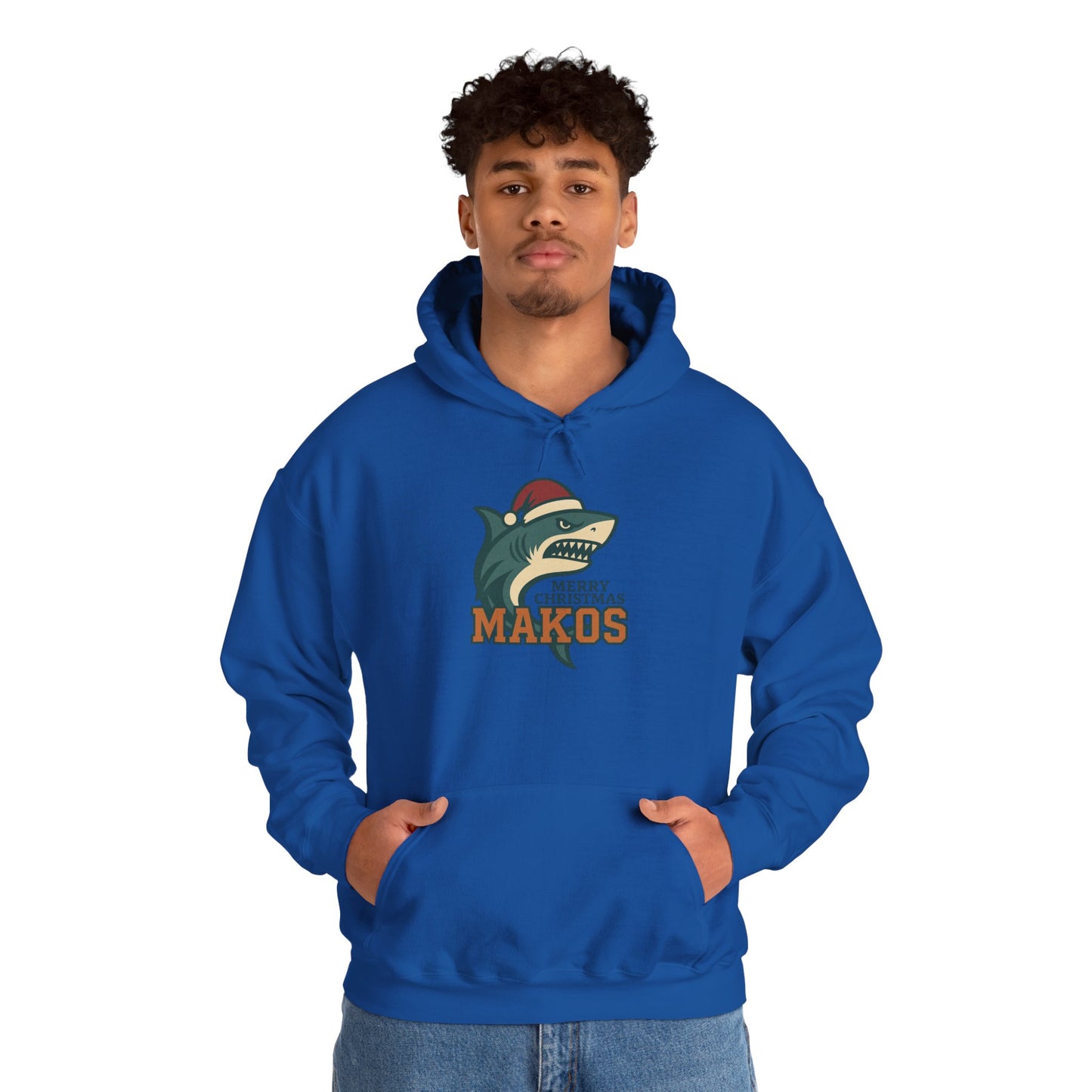 Merry Christmas Makos Hoodie - Gildan