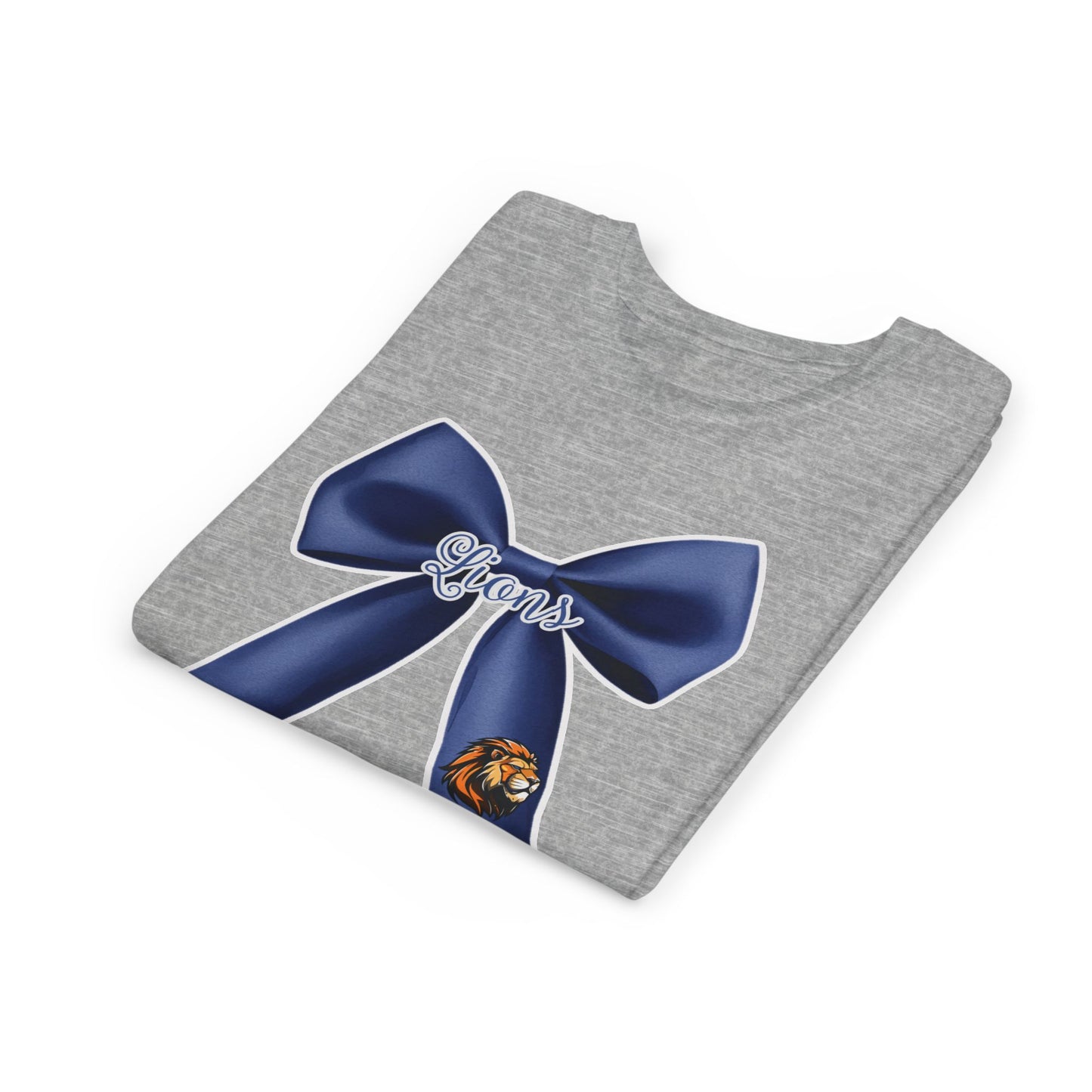Youth Lions Navy Coquette Bow