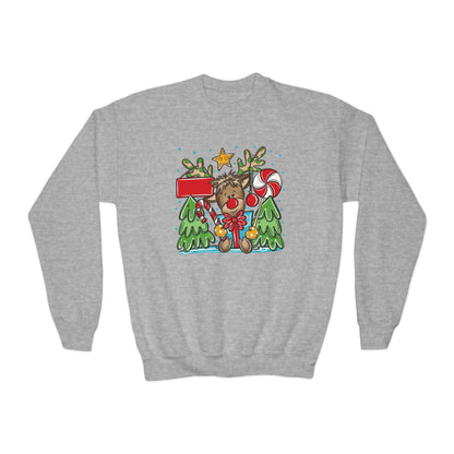 Personalized Boy Reindeer Sweatshirt