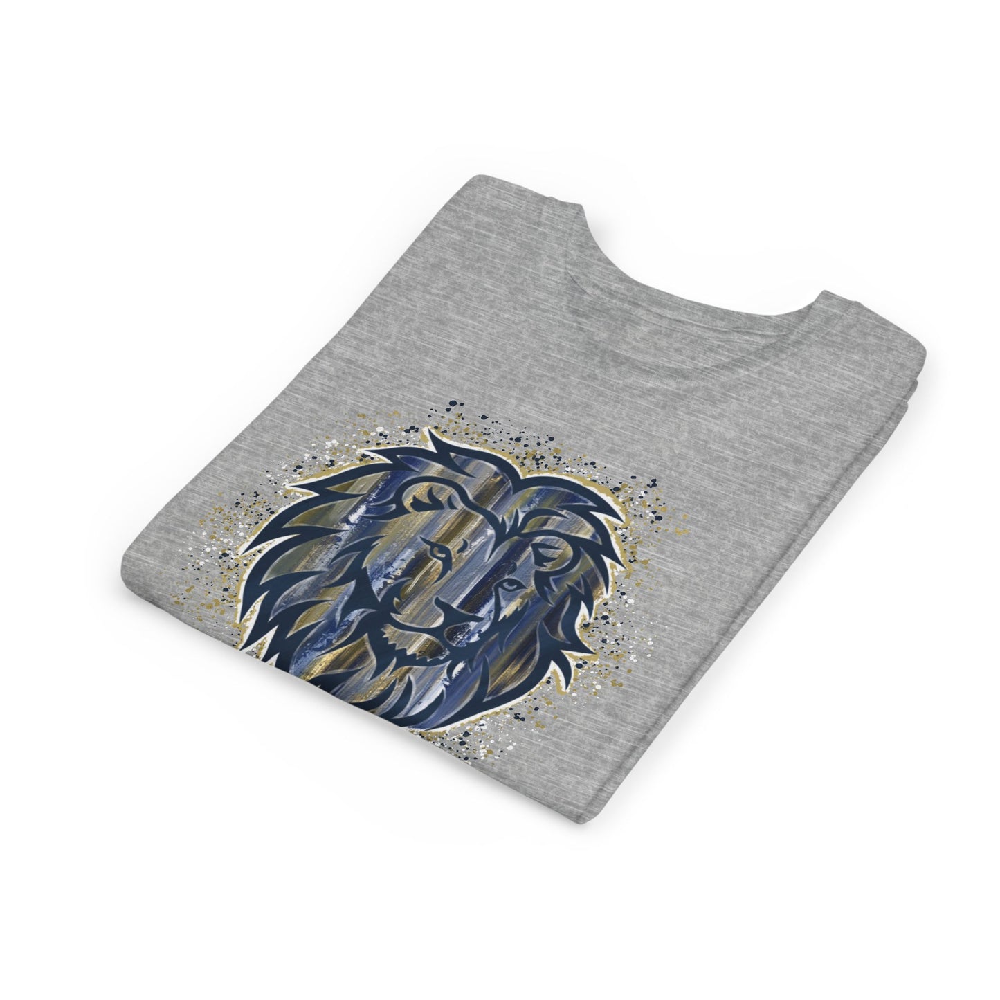 Youth Lions Custom Painted T