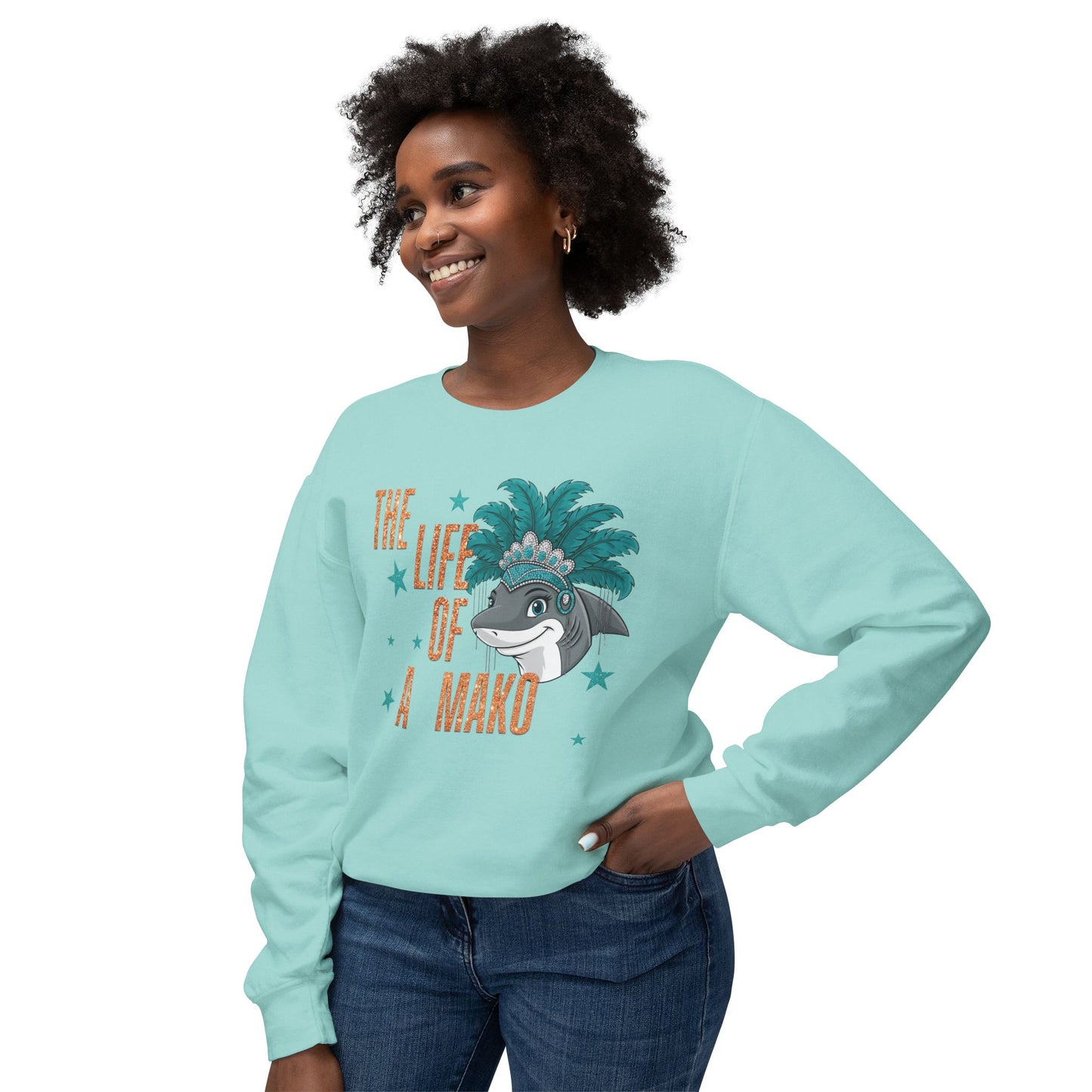 Adult Life of a Mako Faux Glitter - Comfort Colors