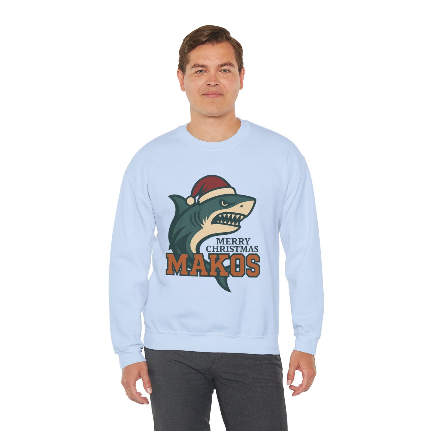 Merry Christmas Makos Sweatshirt — Gildan