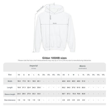 Youth Dolphins Sketch Hoodie - Gildan