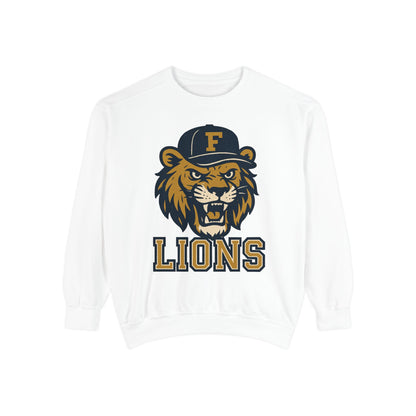 Adult Retro Roaring Lions Sweatshirt - Comfort Colors