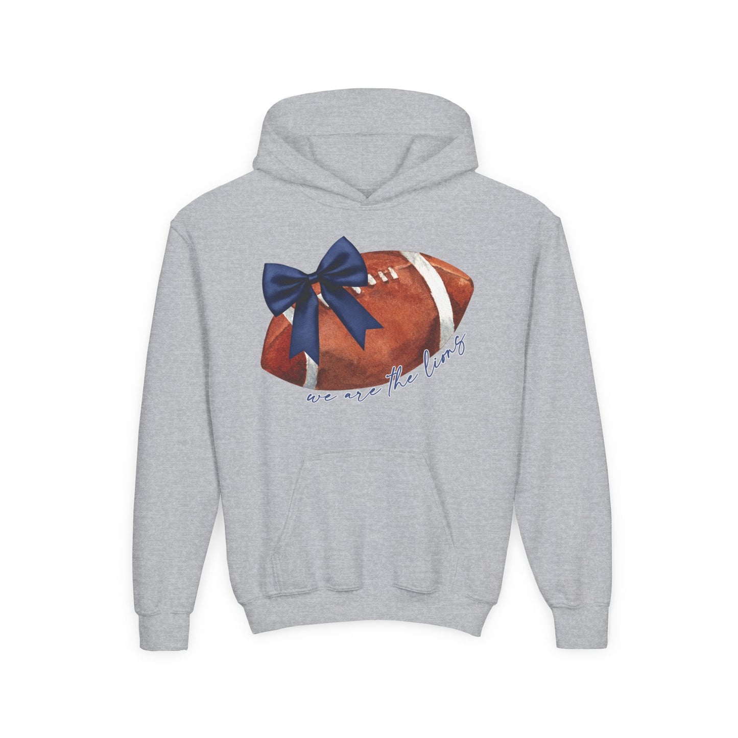 Youth Lions Coquette Football Hoodie