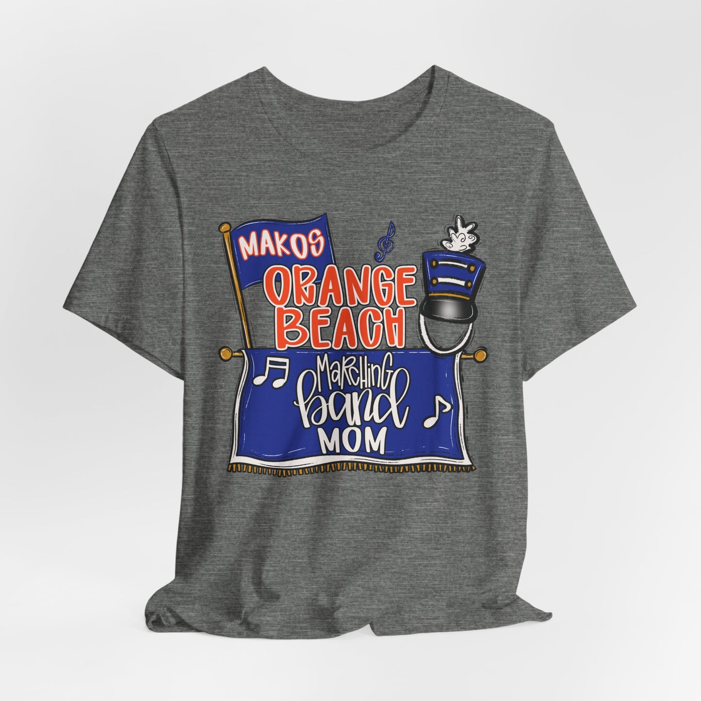 Adult Makos Marching Band Mom - Bella Canvas