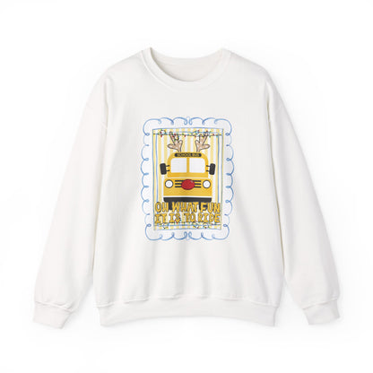 Christmas Bus Driver Sweatshirt - Gildan