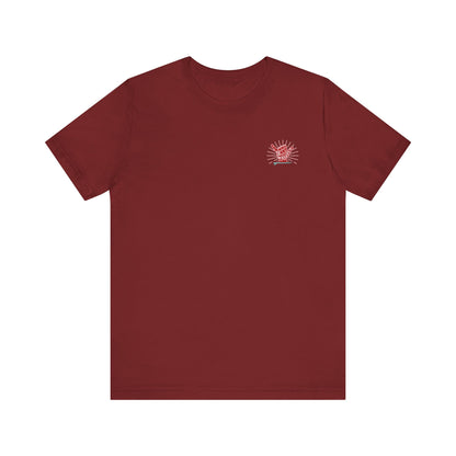 Adult Christmas Surfing Tee - Bella Canvas