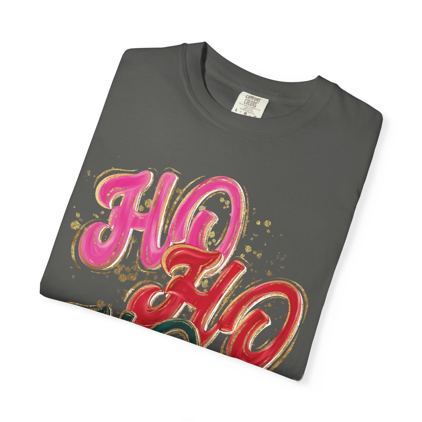 Ho Ho Ho Christmas Tee- Comfort Colors
