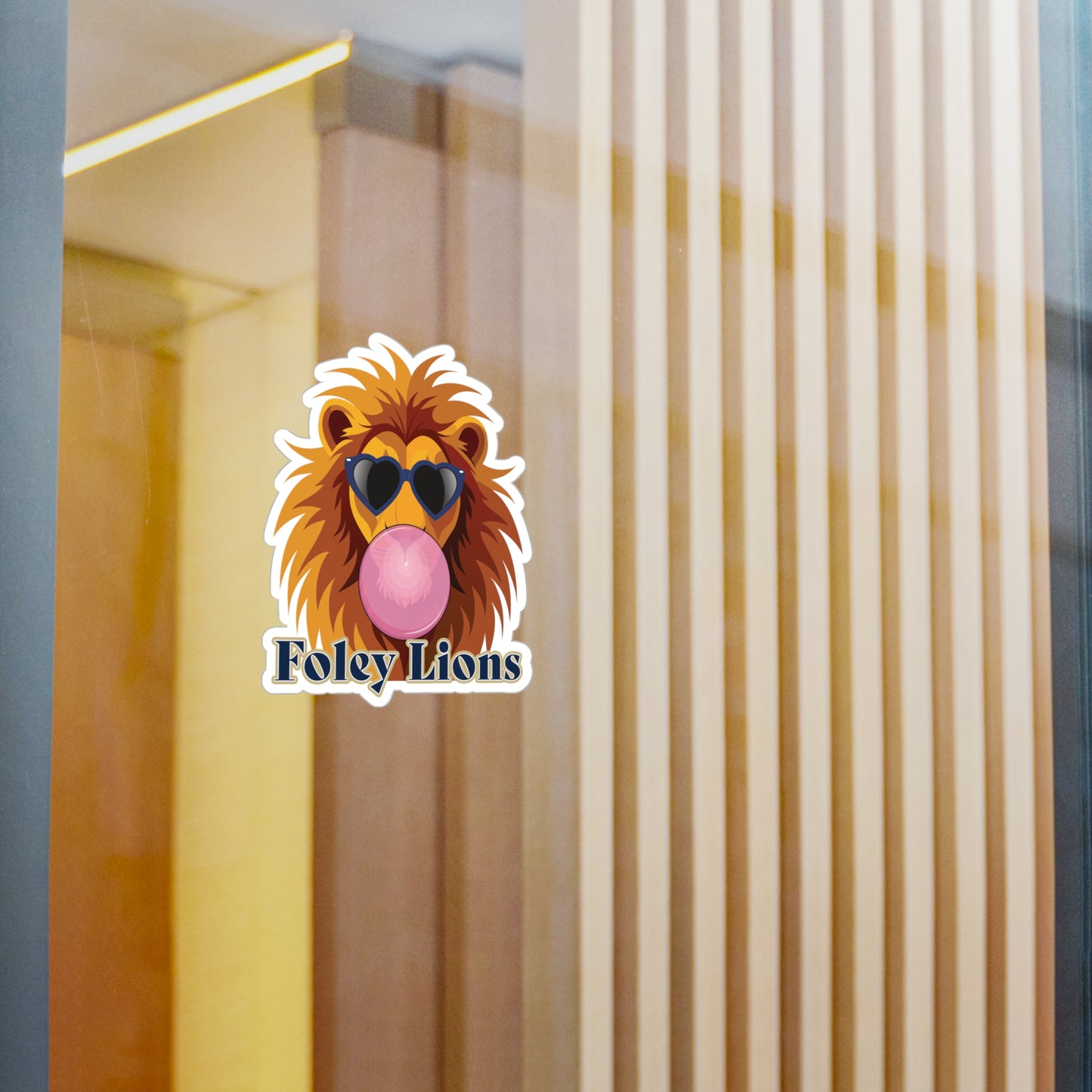 Fun Lion Bubblegum Kiss-Cut Vinyl Decals