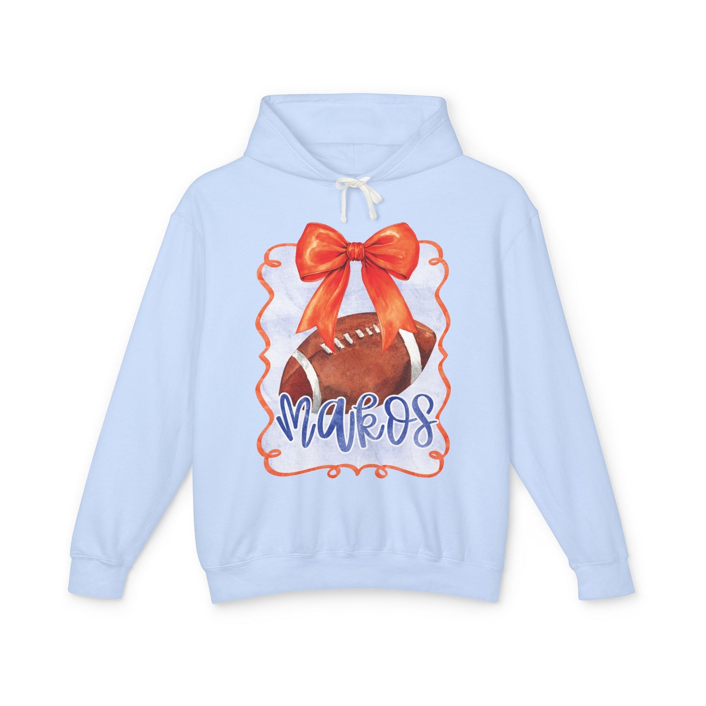 Adult Makos Watercolor Coquette Hoodie - Comfort Colors