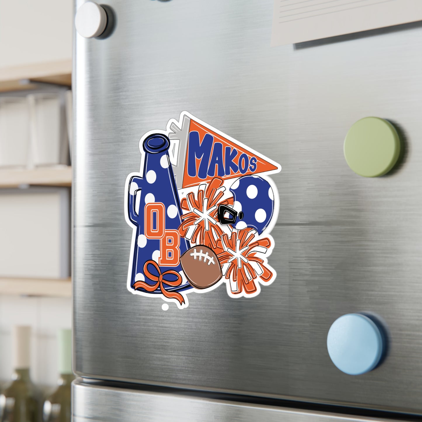 Makos Football Spirit Vinyl Decals