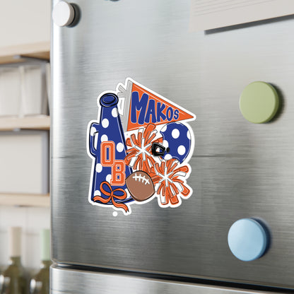 Makos Football Spirit Vinyl Decals