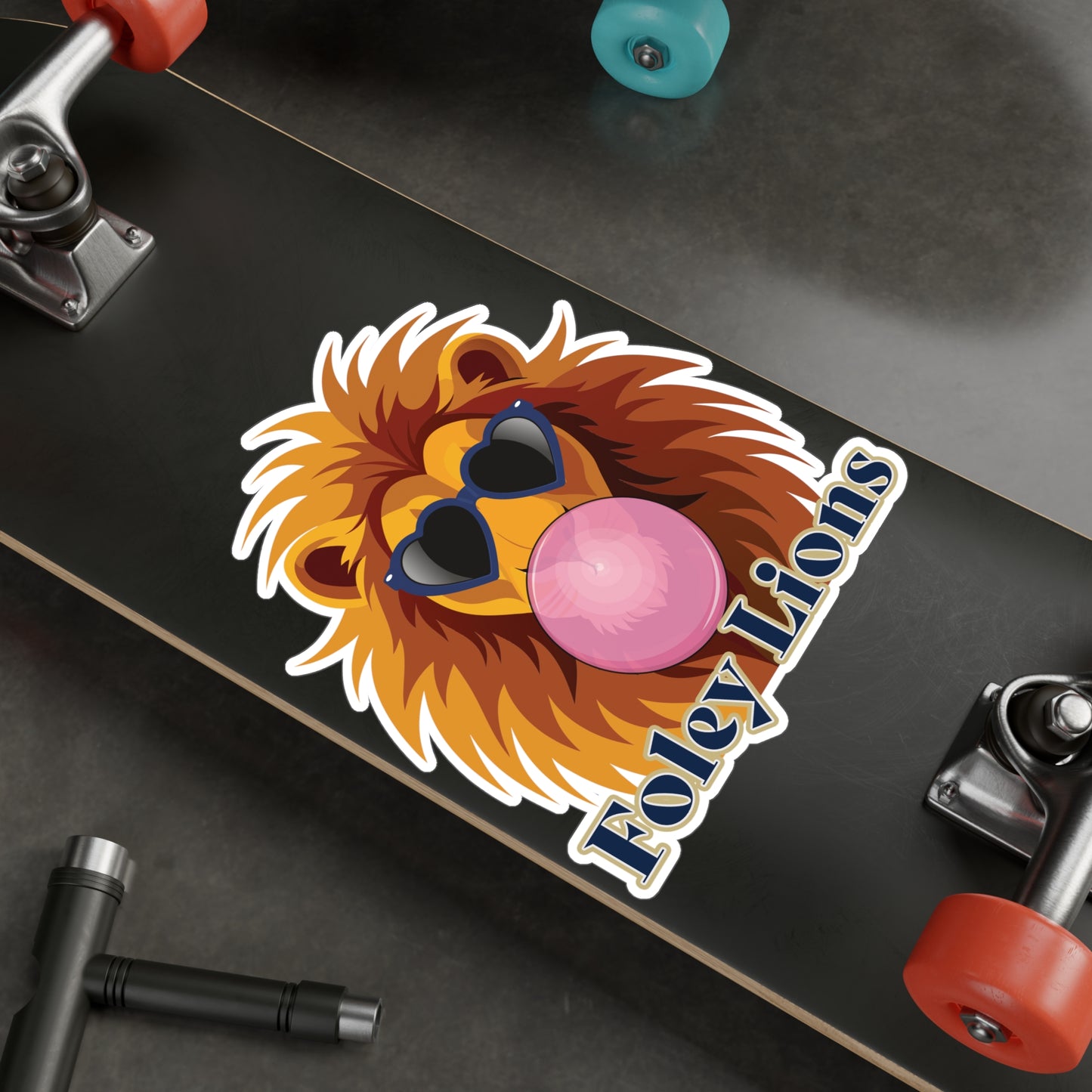 Fun Lion Bubblegum Kiss-Cut Vinyl Decals