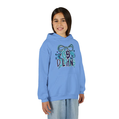 Youth GS Dolphins Bow Tee - Gildan