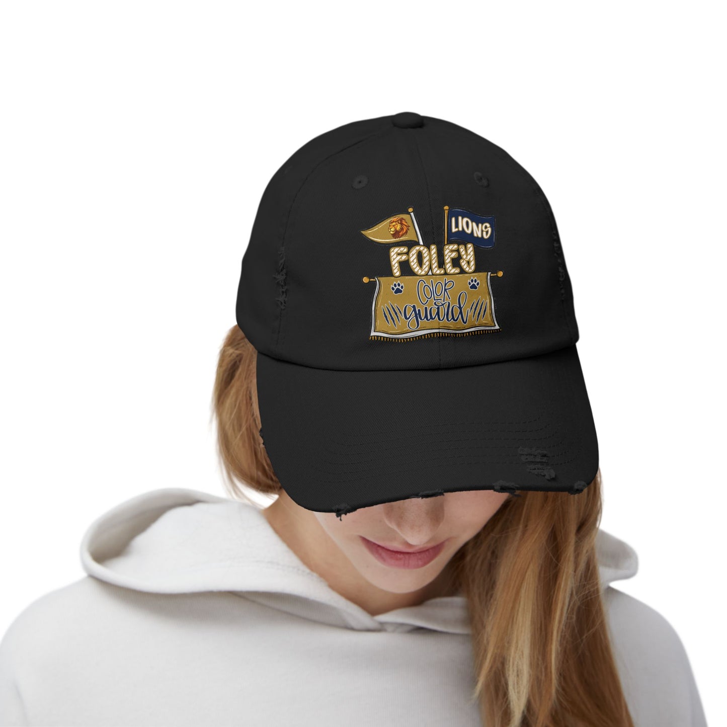 Lions Color Guard Distressed Cap