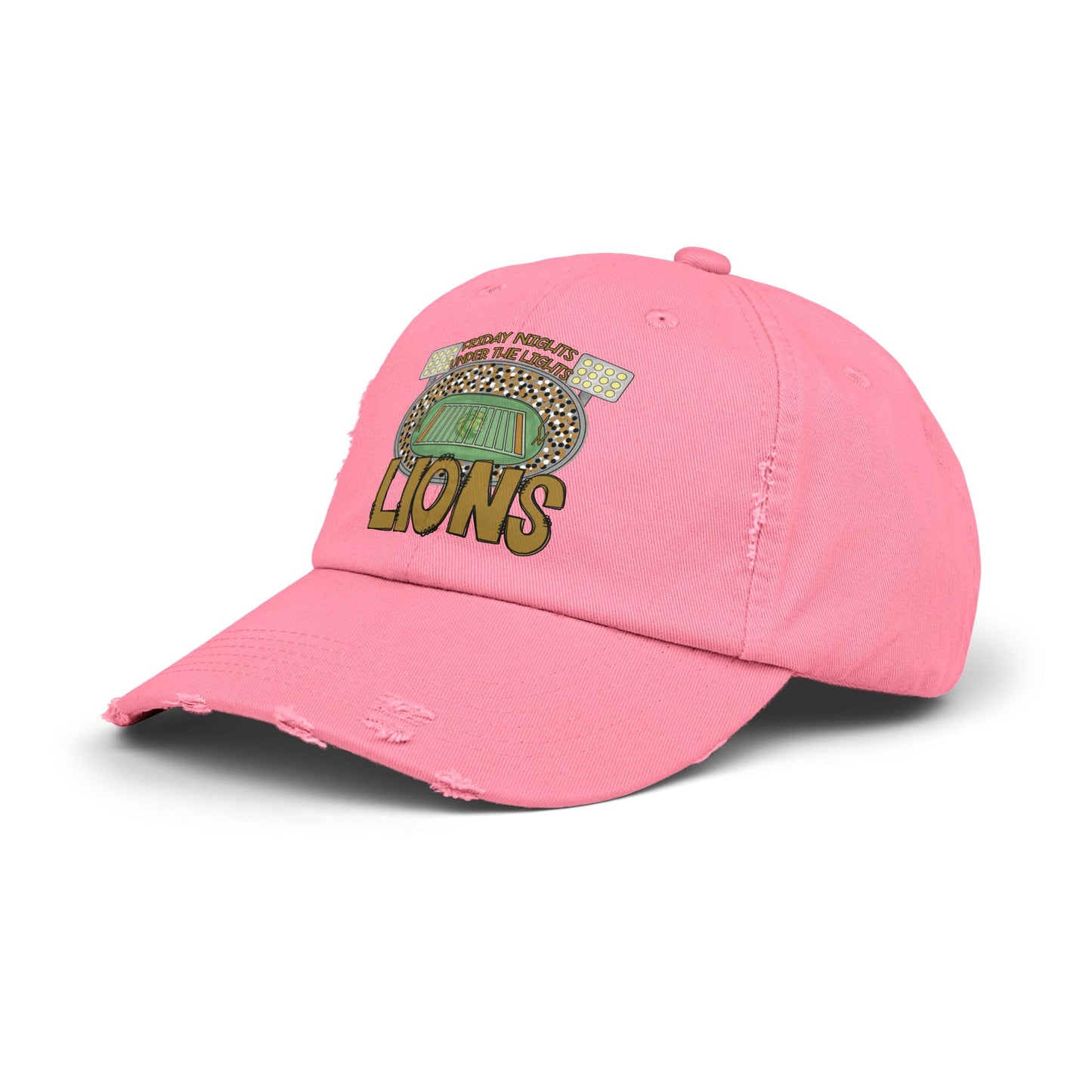 Lions Friday Night Lights Unisex Distressed Cap