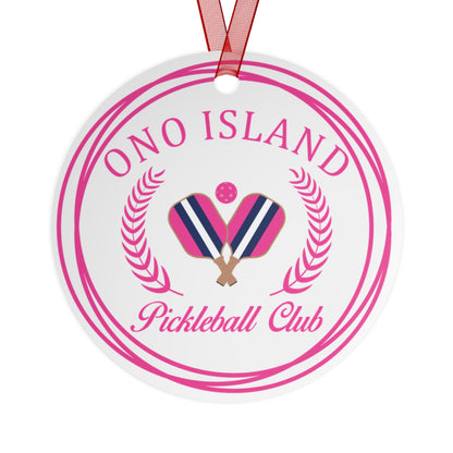 Ono Island Pickleball Club Ornament