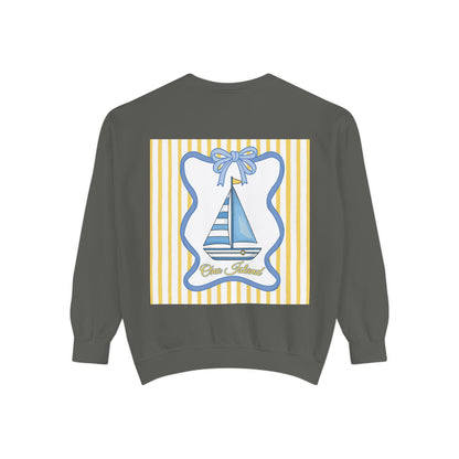 Adult Coquette Sailboat Sweatshirt - Comfort Colors