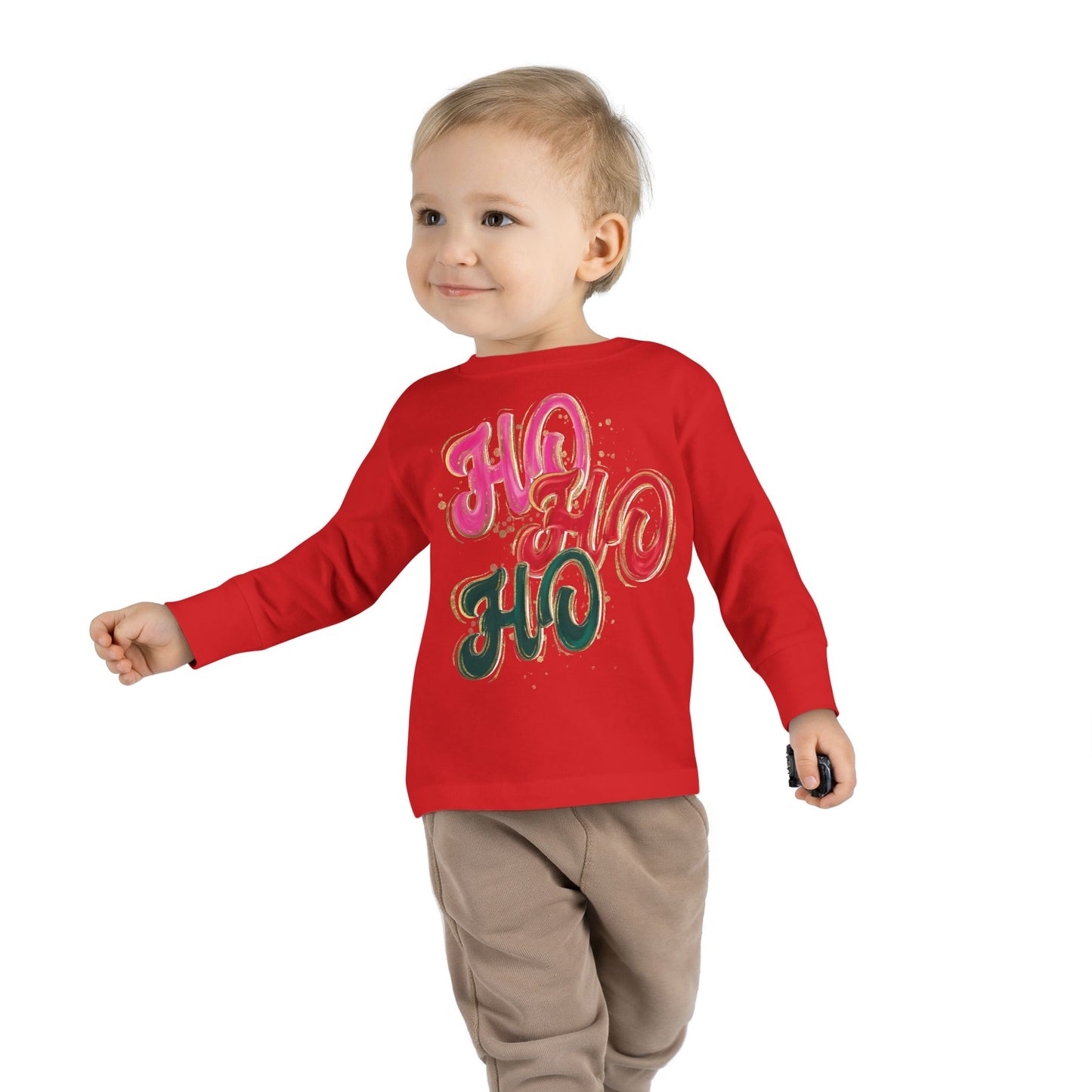 Toddler Ho Ho Ho Longsleeve Gildan