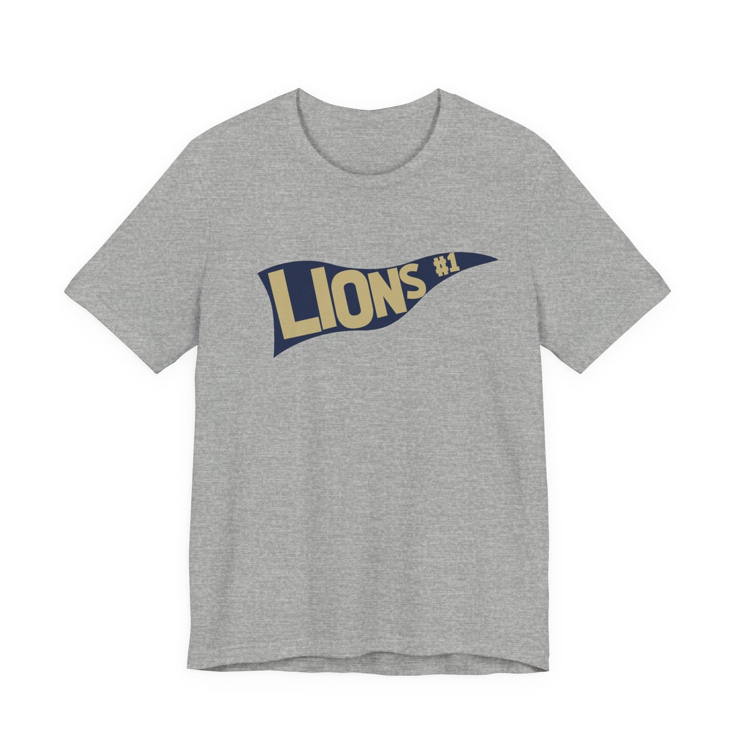 Adult #1 Lions Unisex Jersey Tee - Bella Canvas