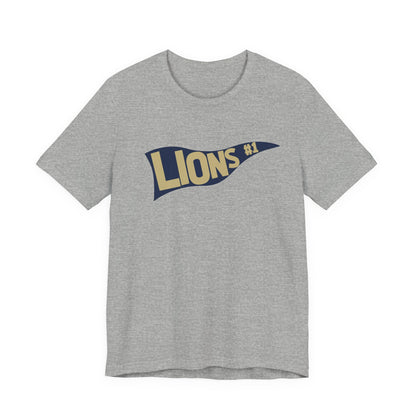 Adult #1 Lions Unisex Jersey Tee - Bella Canvas