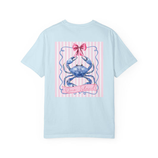 Adult Ono Island Preppy Crab Tee - Comfort Colors