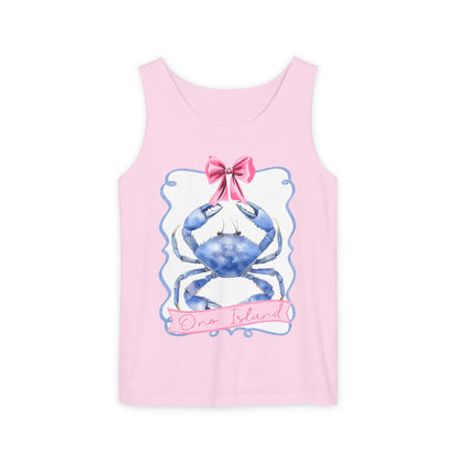 Ono Island Preppy Crab Tank Top - Comfort Colors