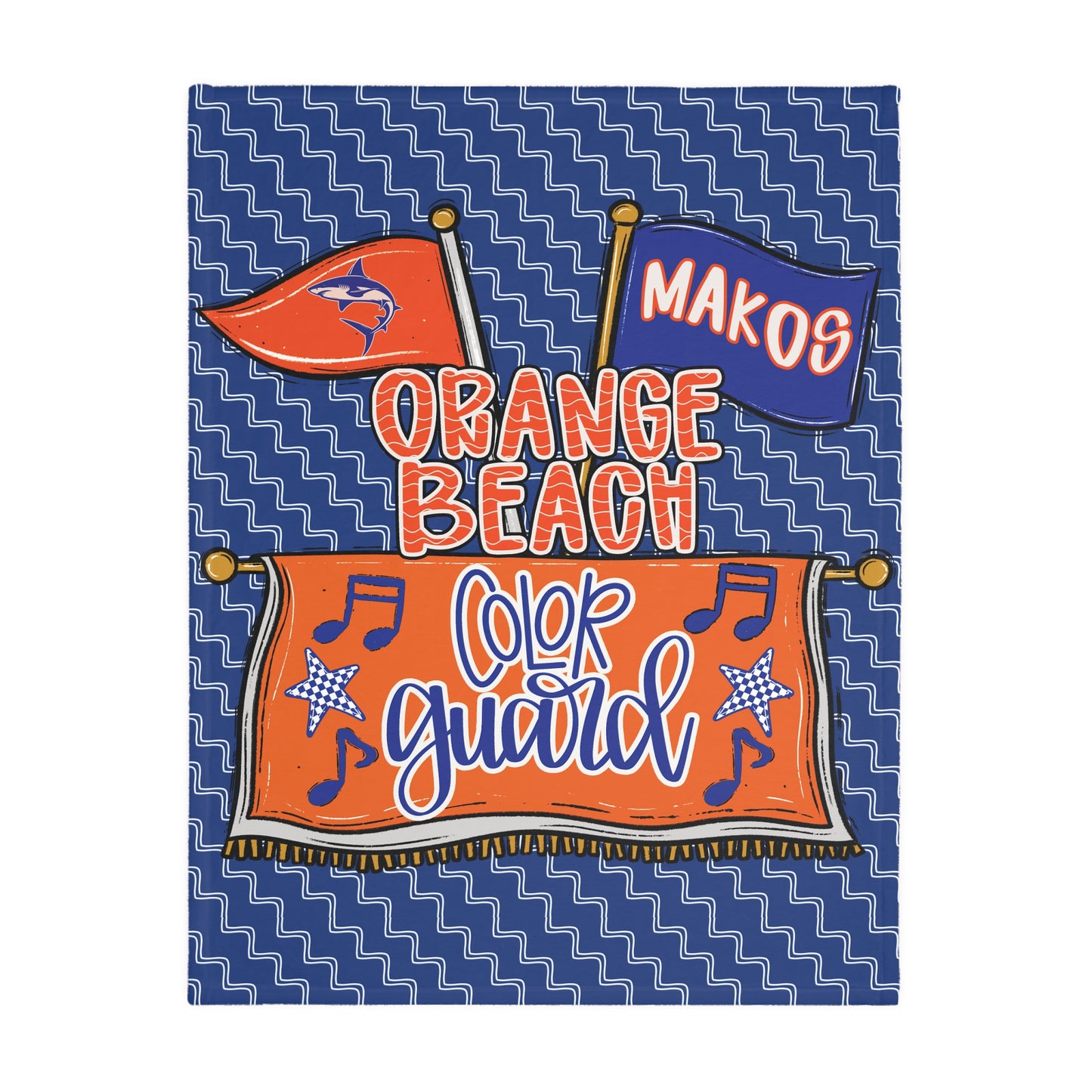 Makos Color Guard Plush Blanket