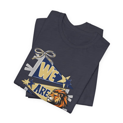 Lion Spirit Pennant Tee - Bella Canvas