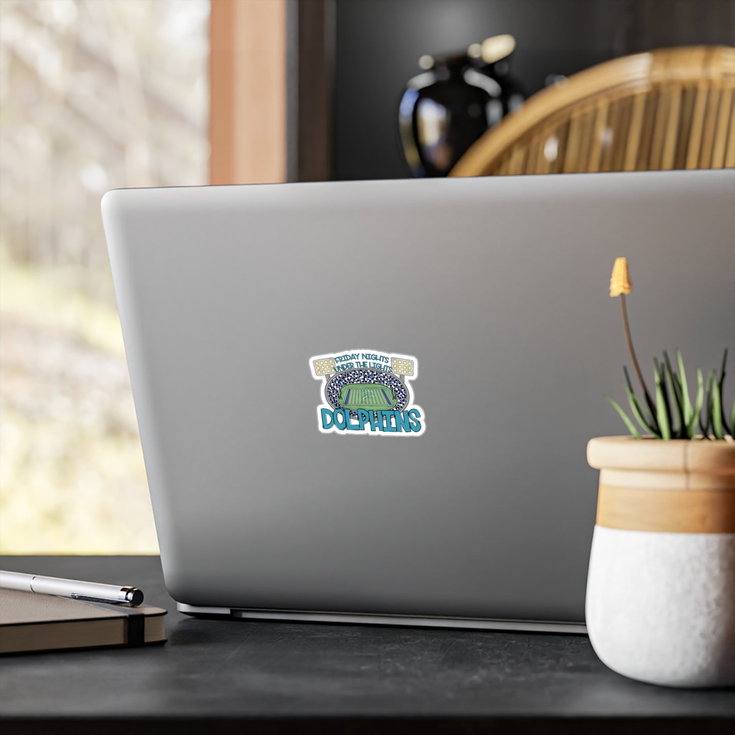 Dolphins Friday Night Lights Vinyl Decals,