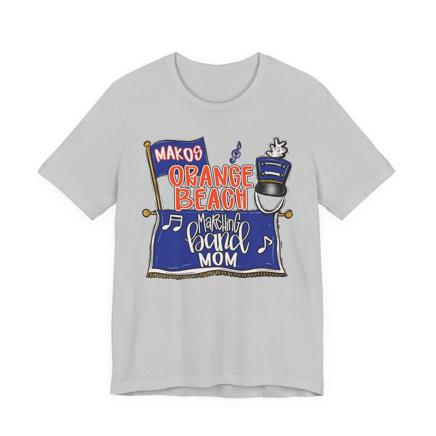Adult Makos Marching Band Mom - Bella Canvas